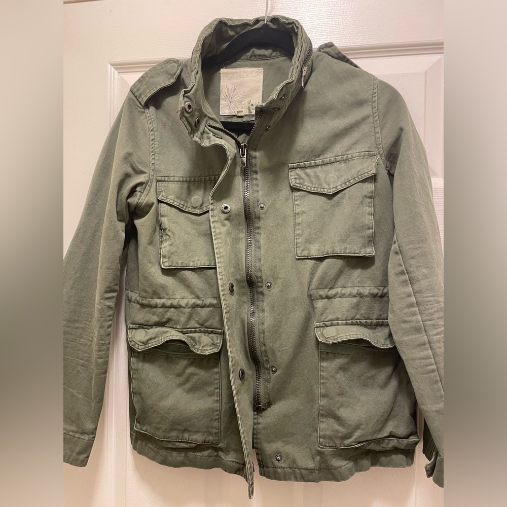 Nordstrom brand vintage olive green jacket